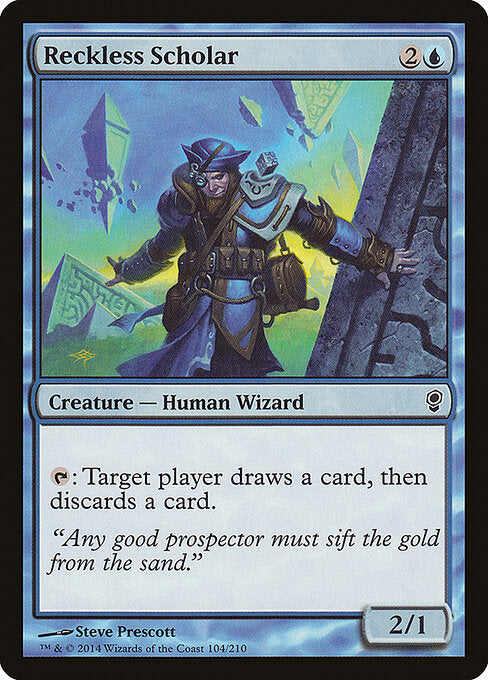 Reckless Scholar (104) (Foil) - Conspiracy - Game On