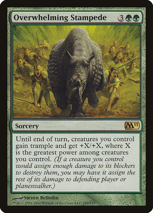 Overwhelming Stampede (189) - Magic 2011 - Game On