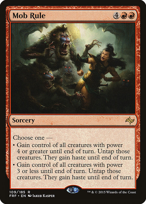 Mob Rule (109) (Foil) - Fate Reforged - Game On