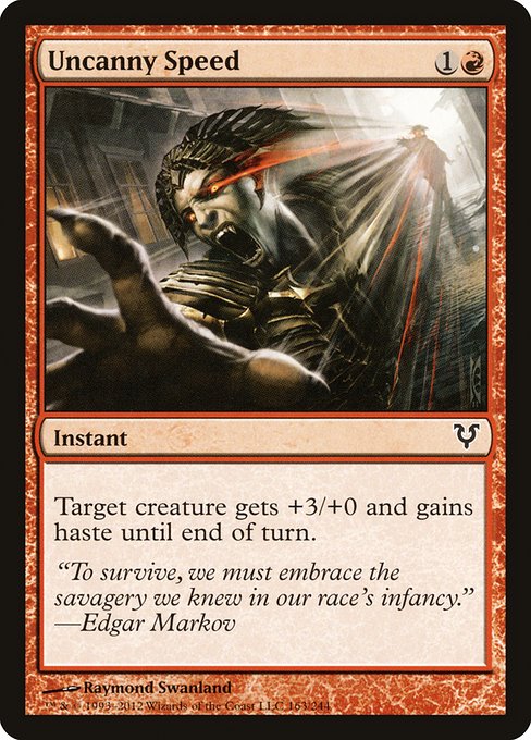 Uncanny Speed (163) (Foil) - Avacyn Restored - Game On