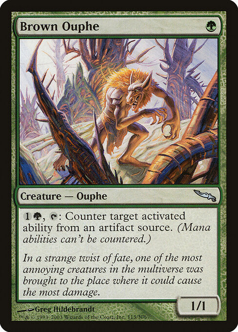 Brown Ouphe (115) - Mirrodin - Game On