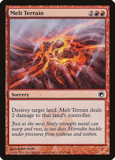 Melt Terrain (97) - Scars of Mirrodin - Game On