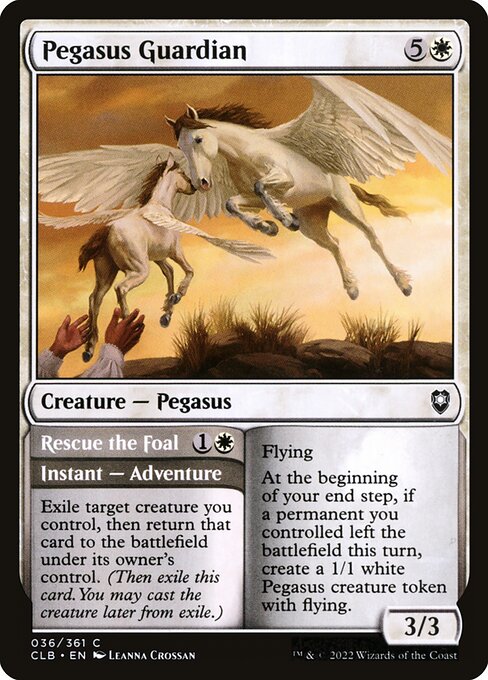Pegasus Guardian // Rescue the Foal (36) - Commander Legends: Battle for Baldur's Gate - Game On