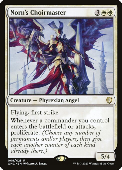 Norn's Choirmaster (8) - Phyrexia: All Will Be One Commander - Game On