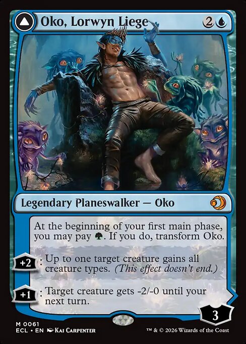 Oko, Lorwyn Liege // Oko, Shadowmoor Scion (61) - Lorwyn Eclipsed - Game On