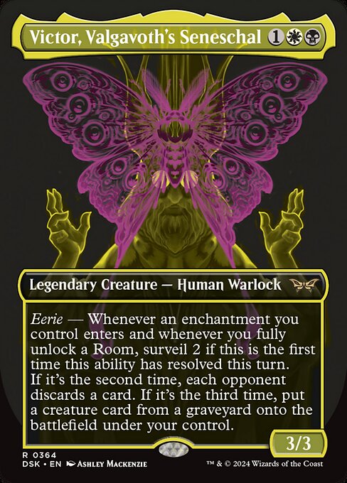 Victor, Valgavoth's Seneschal (364) - BORDERLESS - FULL ART - Duskmourn: House of Horror - Game On