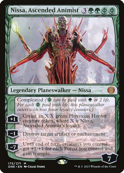 Nissa, Ascended Animist (175) - Phyrexia: All Will Be One - Game On