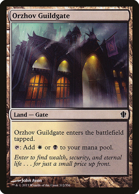 Orzhov Guildgate (312) - Commander 2013 - Game On