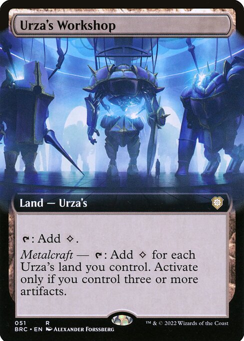 Urza's Workshop (51) - EXTENDED ART (Foil) - The Brothers' War Commander - Game On