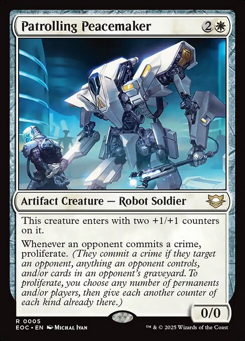 Patrolling Peacemaker (5) - Edge of Eternities Commander - Game On