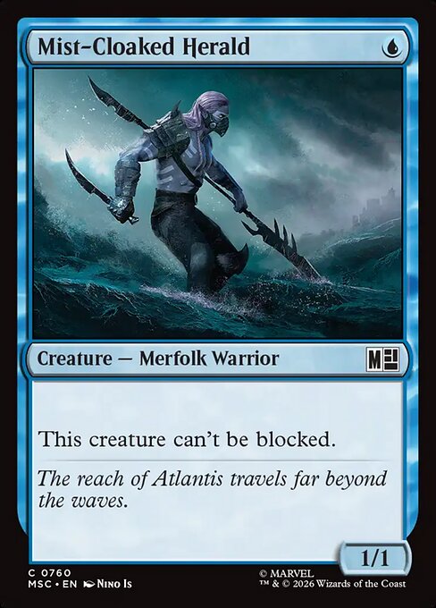 Mist-Cloaked Herald (760) (Foil) - Marvel Super Heroes Commander - Game On