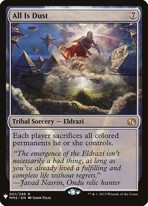 All Is Dust (MM2-1) - The List - Game On