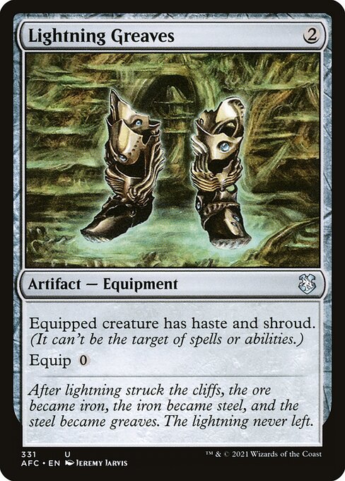 Lightning Greaves (331) - Forgotten Realms Commander - Game On