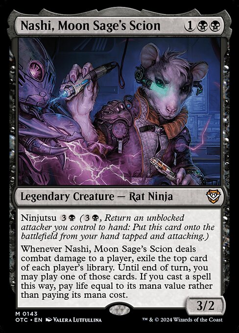 Nashi, Moon Sage's Scion (143) - Outlaws of Thunder Junction Commander - Game On