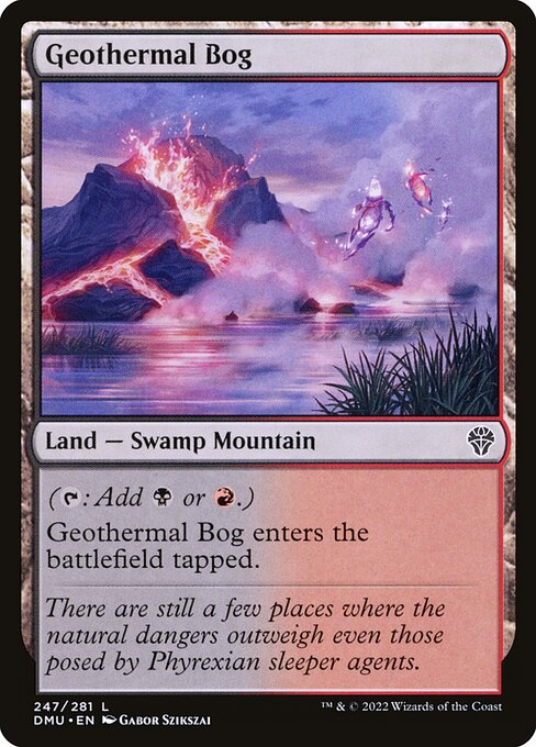 Geothermal Bog (247) - Dominaria United - Game On