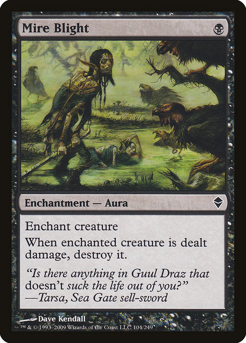 Mire Blight (104) (Foil) - Zendikar - Game On