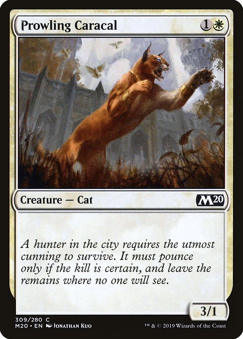 Prowling Caracal (309) - Core Set 2020 - Game On