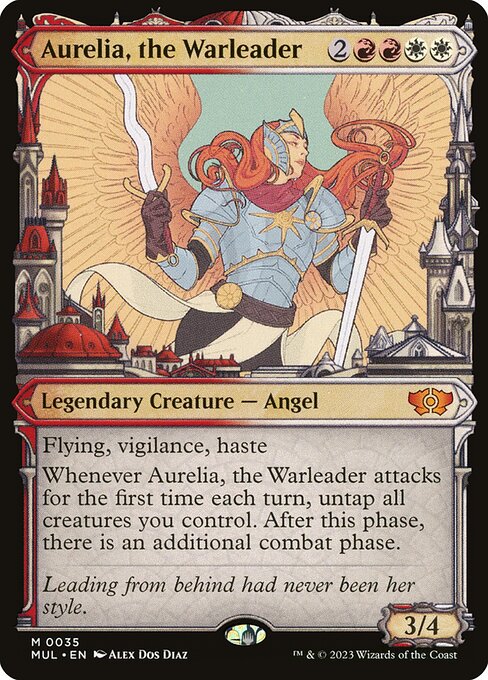 Aurelia, the Warleader (35) - SHOWCASE (Foil) - Multiverse Legends - Game On