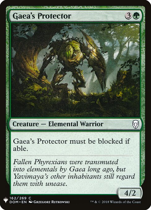 Gaea's Protector (DOM-162) - The List - Game On
