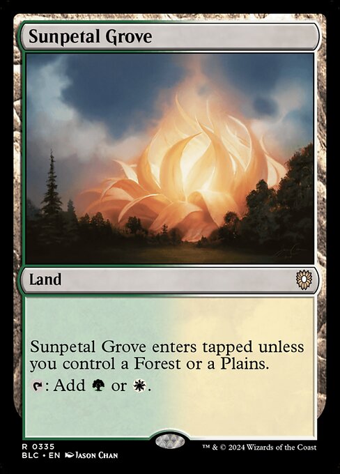 Sunpetal Grove (335) - Bloomburrow Commander - Game On