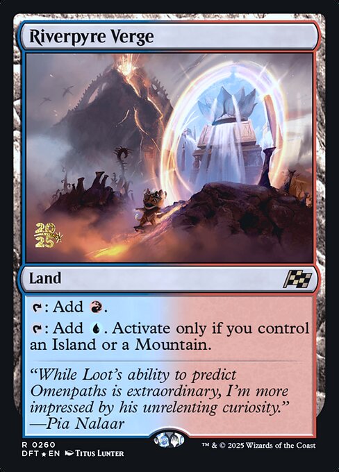 Riverpyre Verge (260s) (Foil) - Aetherdrift Promos - Game On