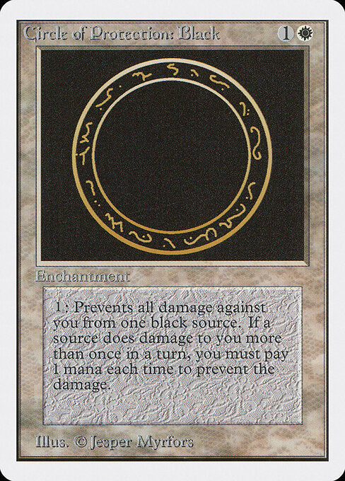 Circle of Protection: Black (10) - Unlimited Edition - Game On