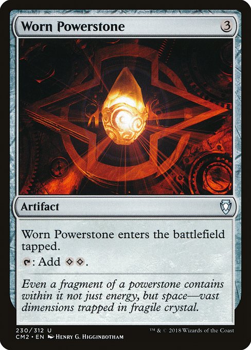 Worn Powerstone (230) - Commander Anthology Volume II - Game On