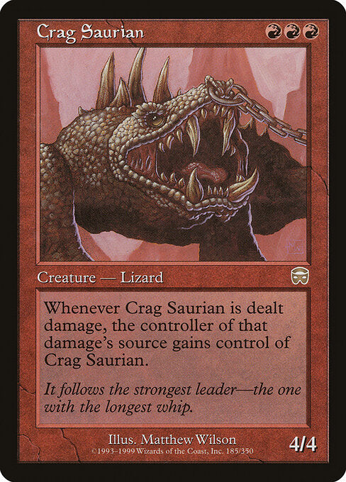 Crag Saurian (185) - Mercadian Masques - Game On