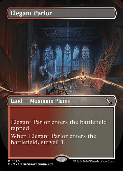 Elegant Parlor (325) - BORDERLESS (Foil) - Murders at Karlov Manor - Game On