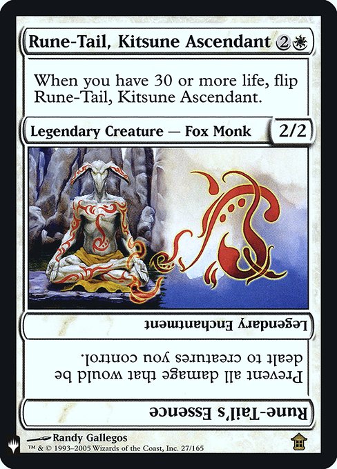 Rune-Tail, Kitsune Ascendant // Rune-Tail's Essence (SOK-27) - The List - Game On