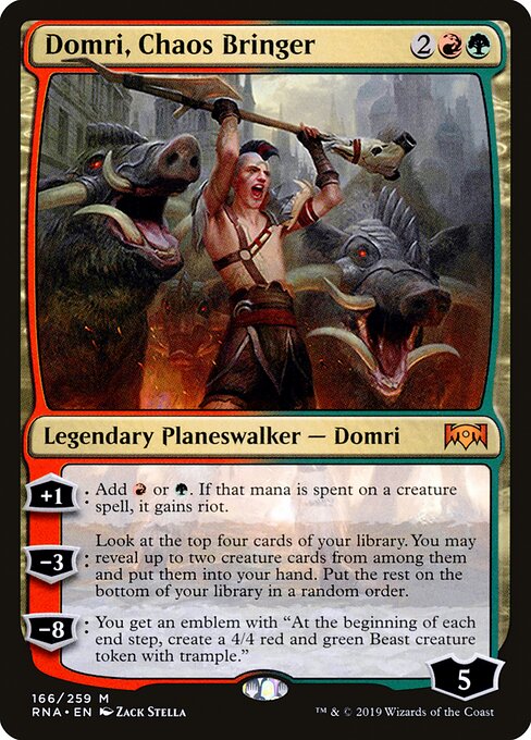 Domri, Chaos Bringer (166) (Foil) - Ravnica Allegiance - Game On