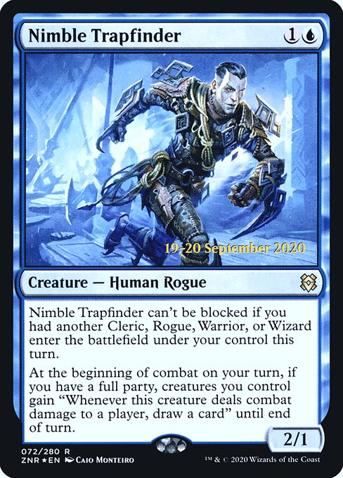 Nimble Trapfinder (72s) (Foil) - Zendikar Rising Promos - Game On
