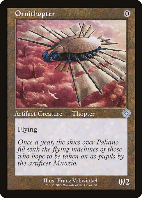 Ornithopter (37) (Foil) - The Brothers' War Retro Artifacts - Game On