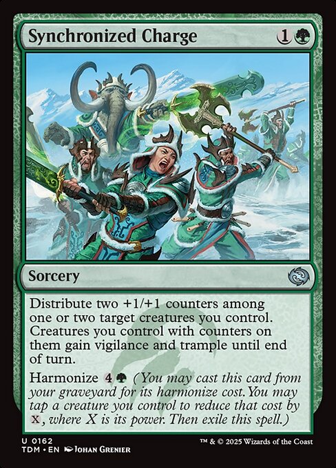 Synchronized Charge (162) (Foil) - Tarkir: Dragonstorm - Game On