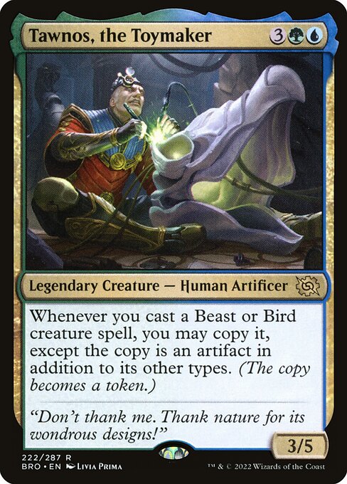 Tawnos, the Toymaker (222) (Foil) - The Brothers' War - Game On