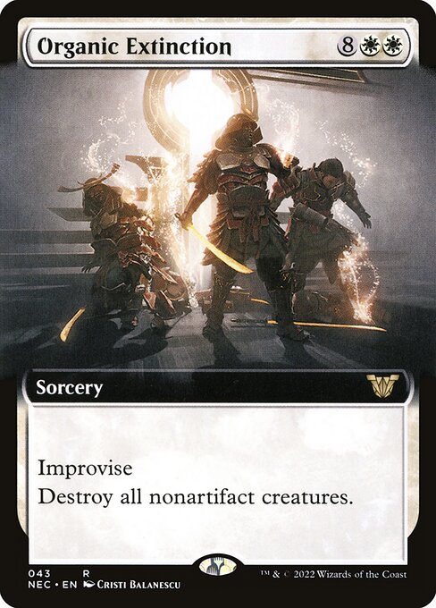 Organic Extinction (43) - EXTENDED ART - Neon Dynasty Commander - Game On