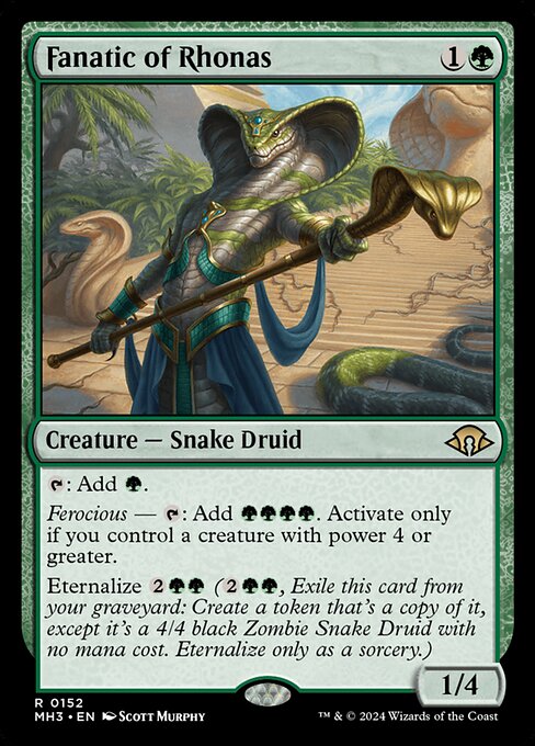 Fanatic of Rhonas (152) (Foil) - Modern Horizons 3 - Game On