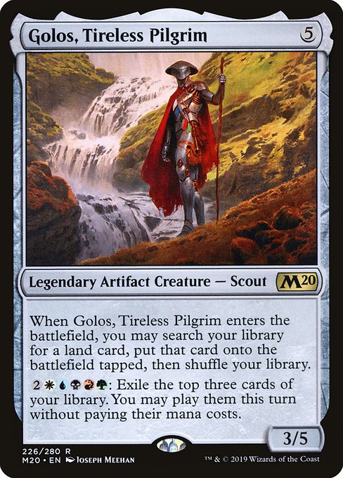 Golos, Tireless Pilgrim (226) (Foil) - Core Set 2020 - Game On