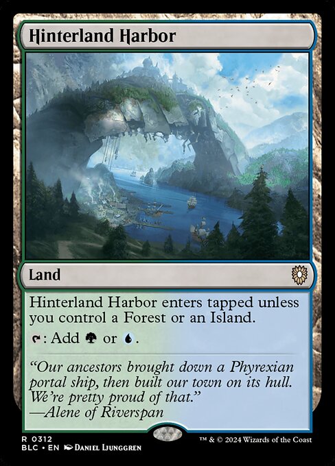 Hinterland Harbor (312) - Bloomburrow Commander - Game On