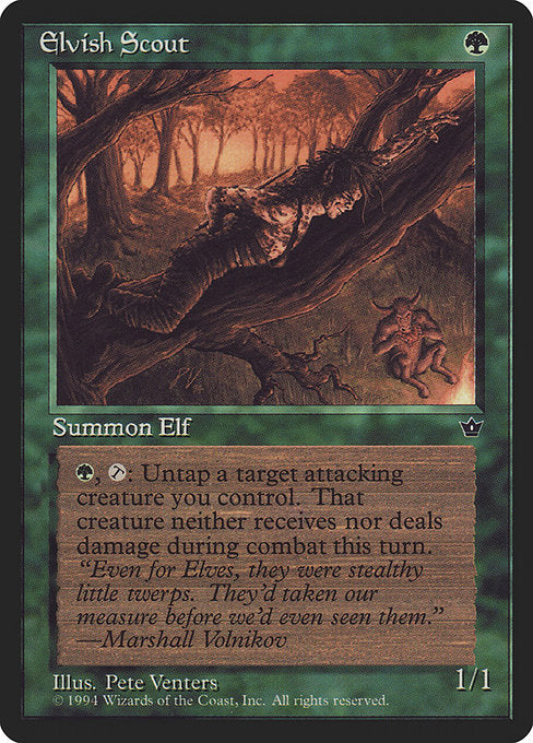 Elvish Scout (68b) - Fallen Empires - Game On