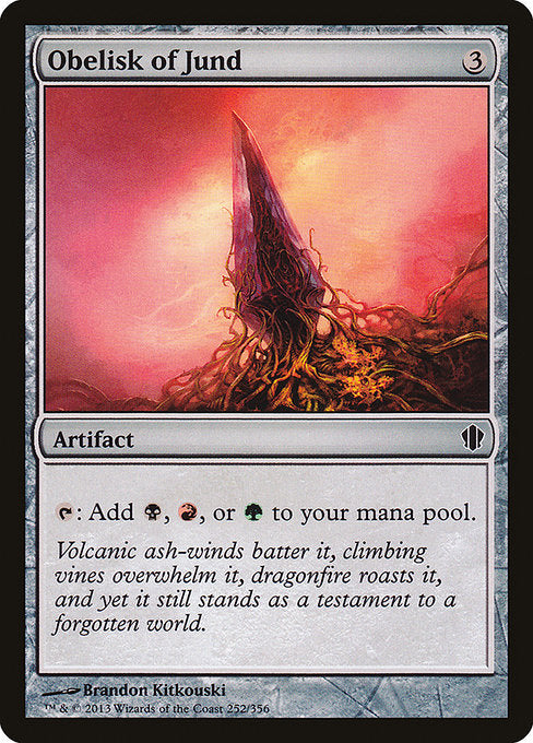 Obelisk of Jund (252) - Commander 2013 - Game On