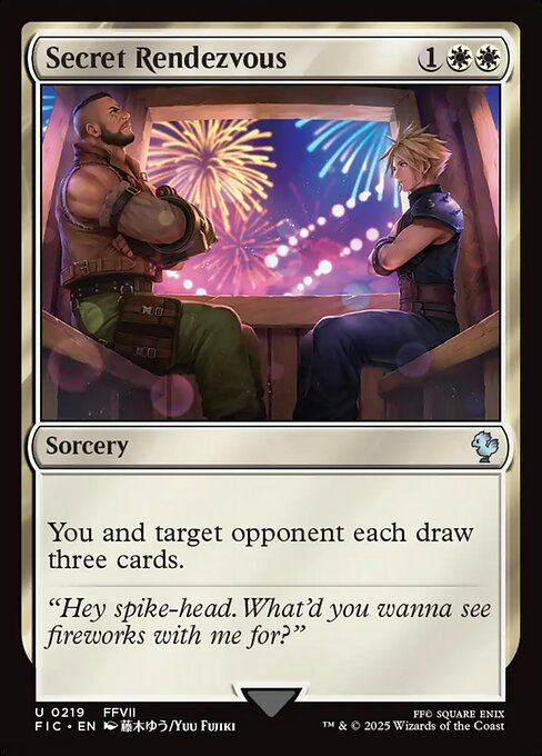 Secret Rendezvous (219) (Foil) - Final Fantasy Commander - Game On