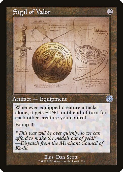 Sigil of Valor (116) - The Brothers' War Retro Artifacts - Game On