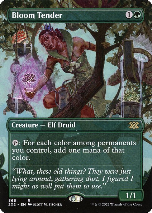 Bloom Tender (366) - BORDERLESS - FULL ART - Double Masters 2022 - Game On