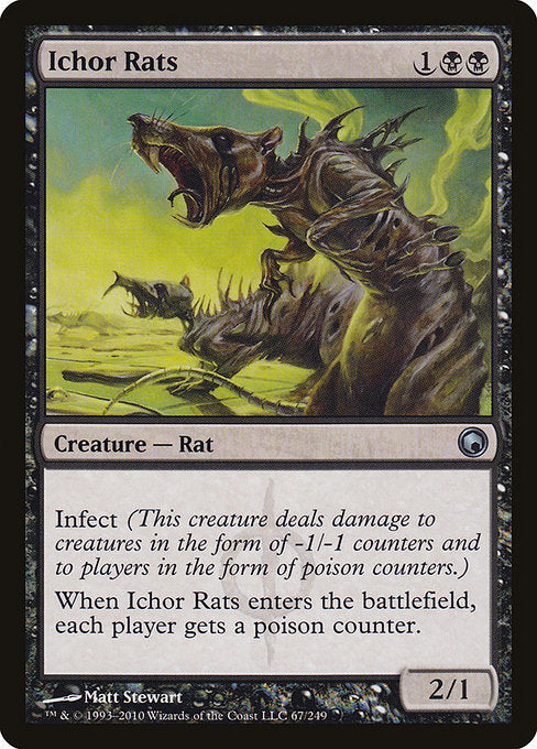 Ichor Rats (67) - Scars of Mirrodin - Game On