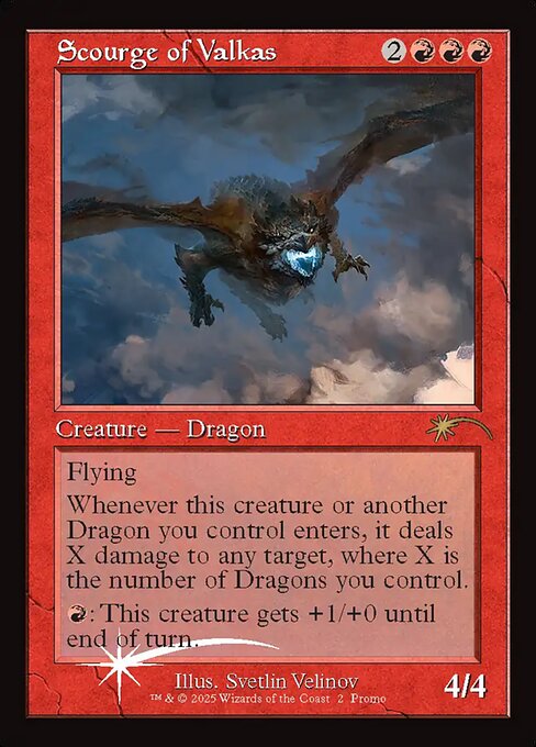 Scourge of Valkas (14) (Foil) - MagicFest 2025 - Game On