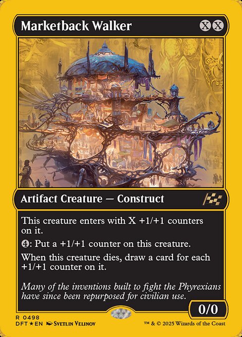 Marketback Walker (498) (Foil) - Aetherdrift - Game On