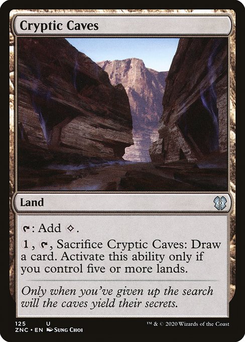 Cryptic Caves (125) - Zendikar Rising Commander - Game On