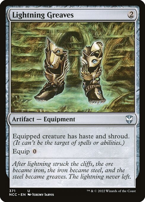 Lightning Greaves (371) - New Capenna Commander - Game On
