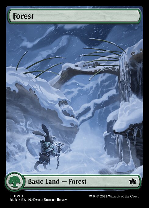 Forest (281) - FULL ART (Foil) - Bloomburrow - Game On